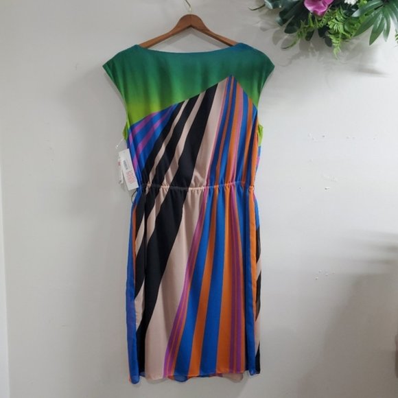 Adrianna Papell Dress NWT size 6 colorful - Picture 5 of 7
